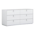 Gloss White Lacquer Wood Dresser J7733