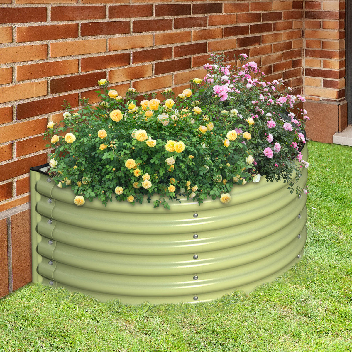 17 Tall Semi-circle Raised Garden Bed R89915