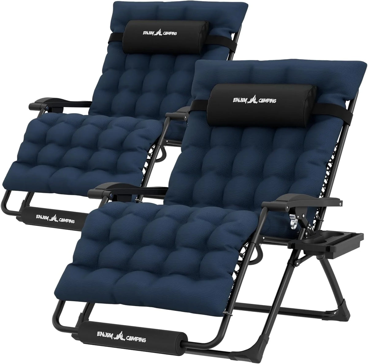 Oversized Zero Gravity Chair Set of 1 Black J92982
