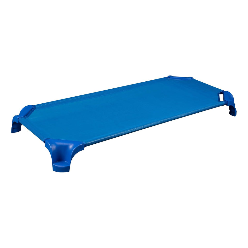 Blue Stackable Daycare Cot with Easy Lift Corners Z5033