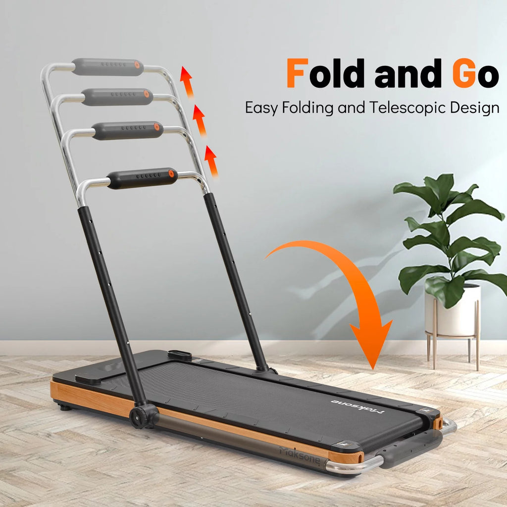 3HP Folding Walking Pad Treadmill with Adjustable Handlebar G746