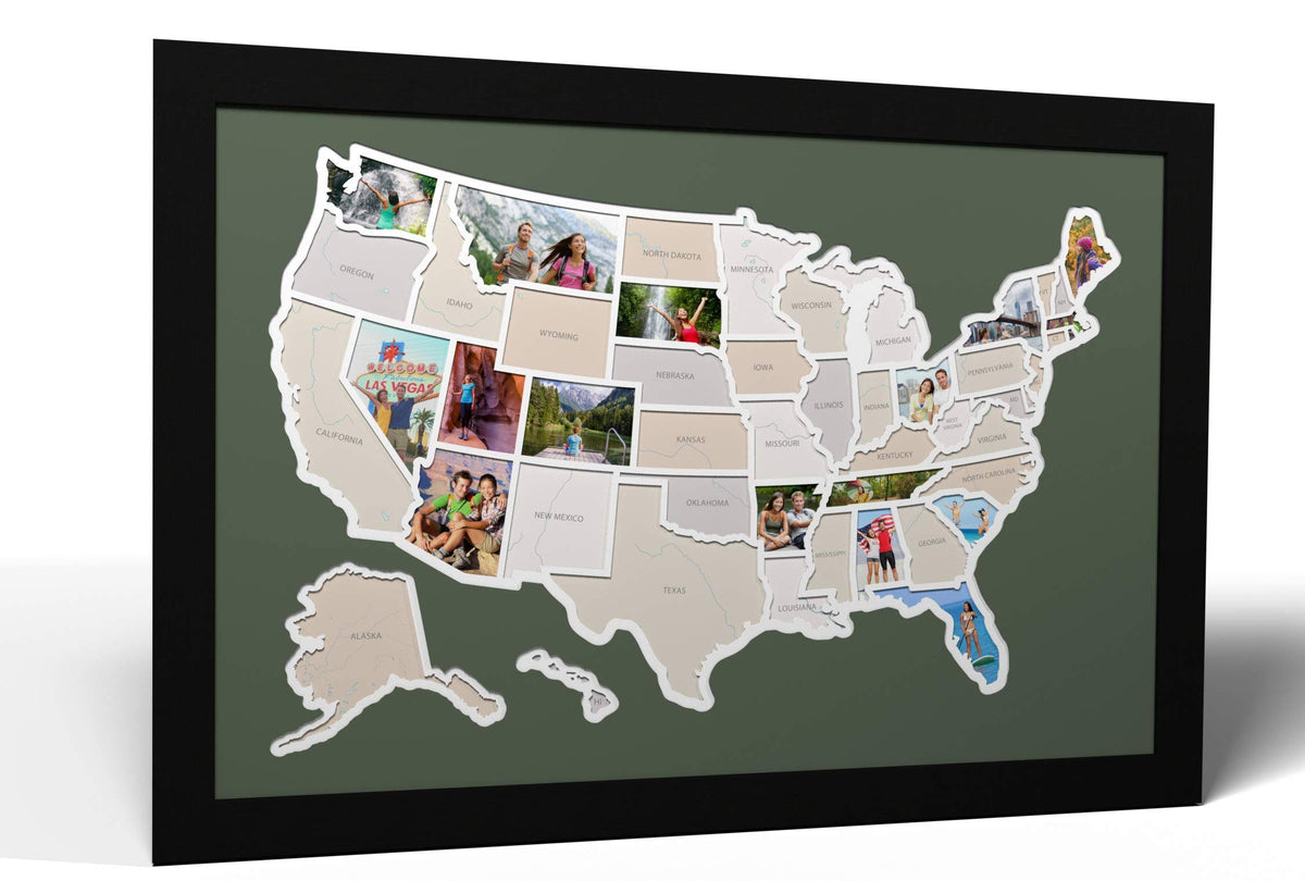 USA Photo Map F870838