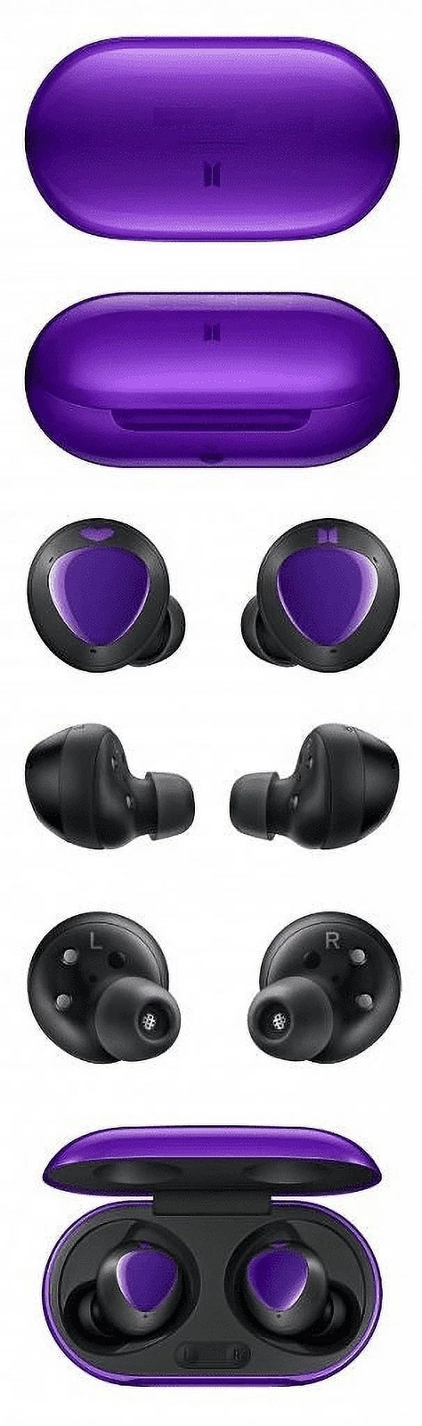 True Wireless Earbud Headphones with Active Noise Cancelling Purple B144