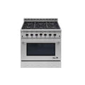 36 in. 5.5 cu. ft. Gas Range with Convection Oven in Stainless Steel R884532