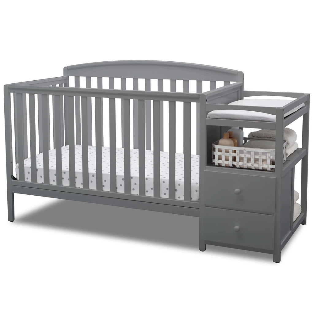 4-in-1 Baby Crib & Changer, White O402188