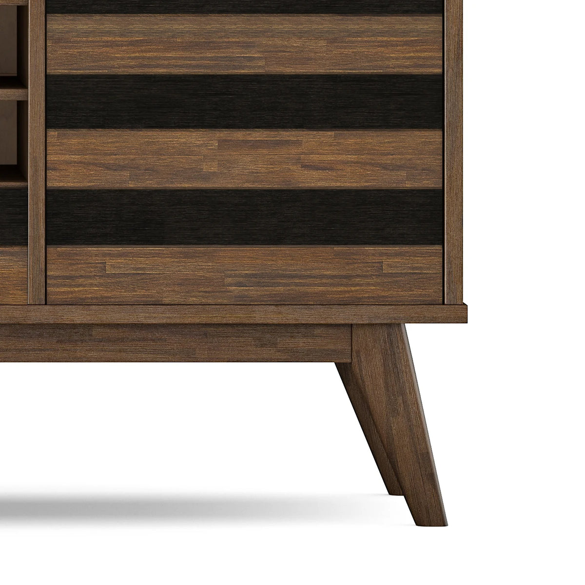 60 inch Solid Acacia Wood Sideboard with Wine Storage H6331
