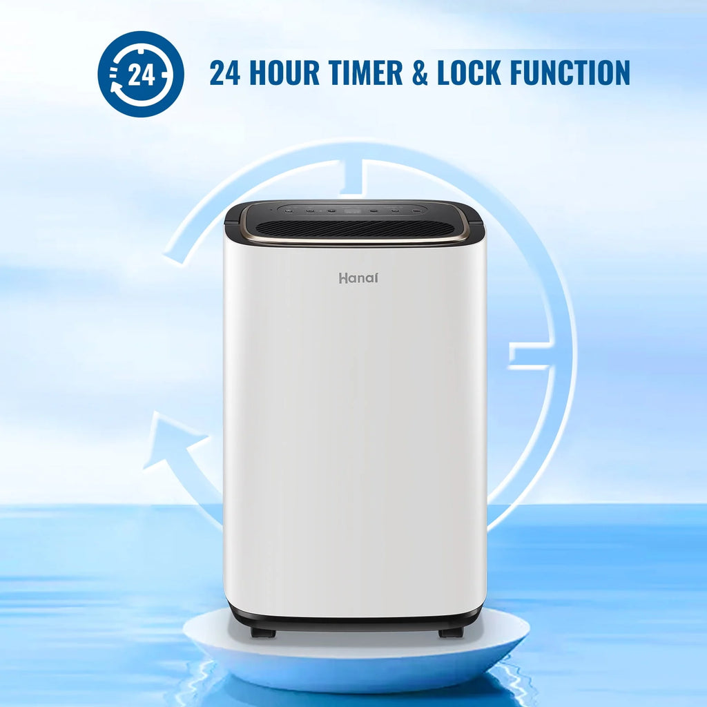 30 Pint Portable Dehumidifier with 3 Modes & Timer L213