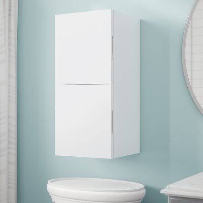 Wall Mounted Cabinet High Gloss White J344