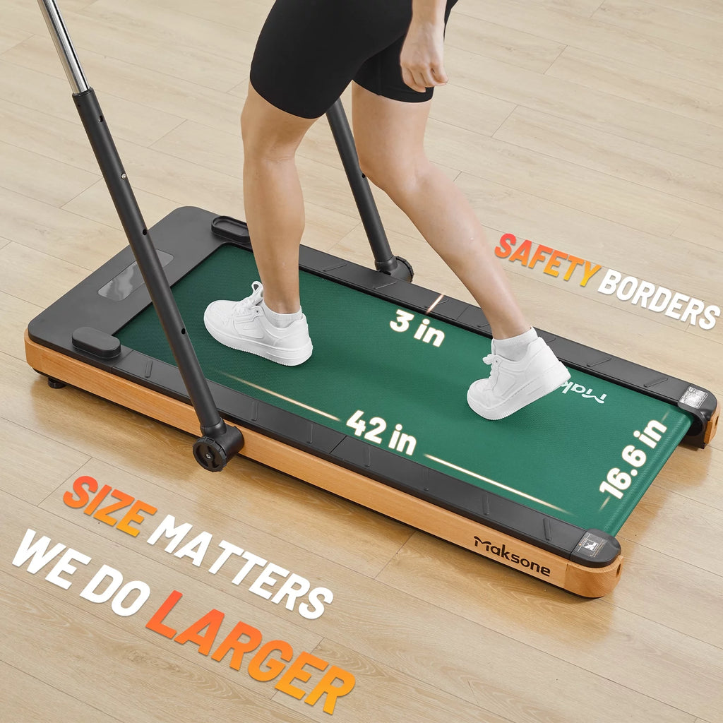 3HP Folding Walking Pad Treadmill with Adjustable Handlebar G746