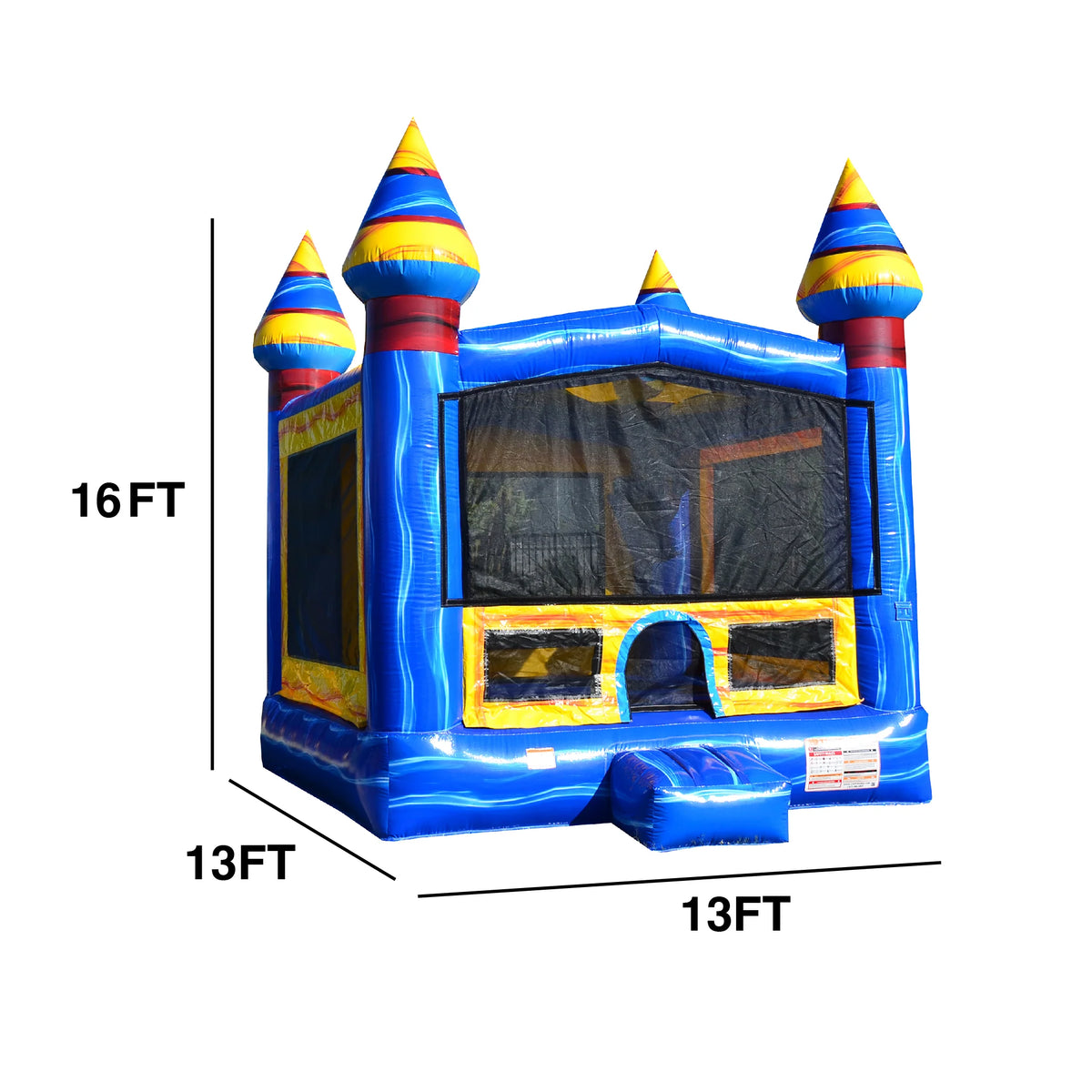 Commercial Grade Bounce House with Blower 13x13 E1517