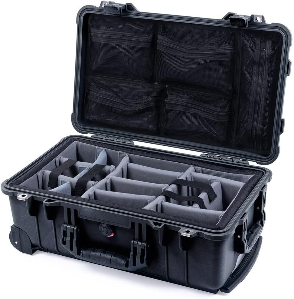 Black 1510 Case with Grey Dividers H849