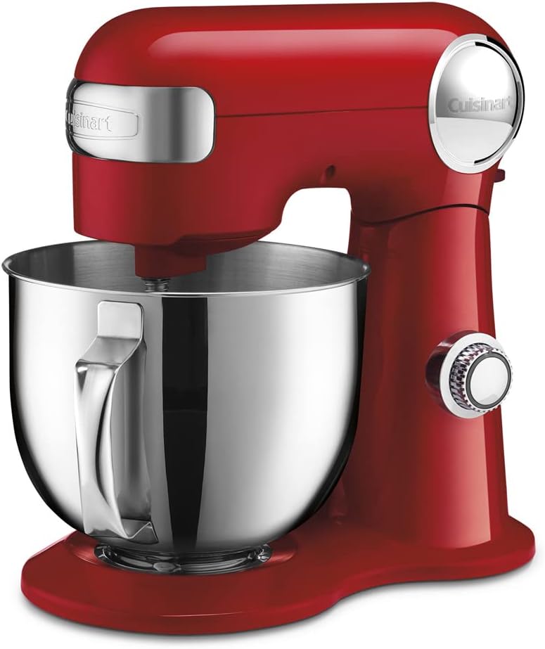 Red 5.5-Quart Stand Mixer with Measuring Cup Set of 3 N578