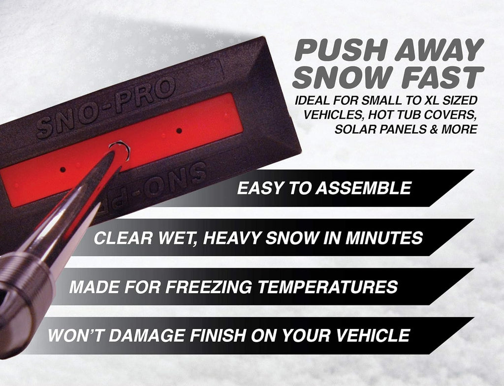 48 Inch Non-Scratch Snow Broom and Snow Remover, 6 Pack Z18362