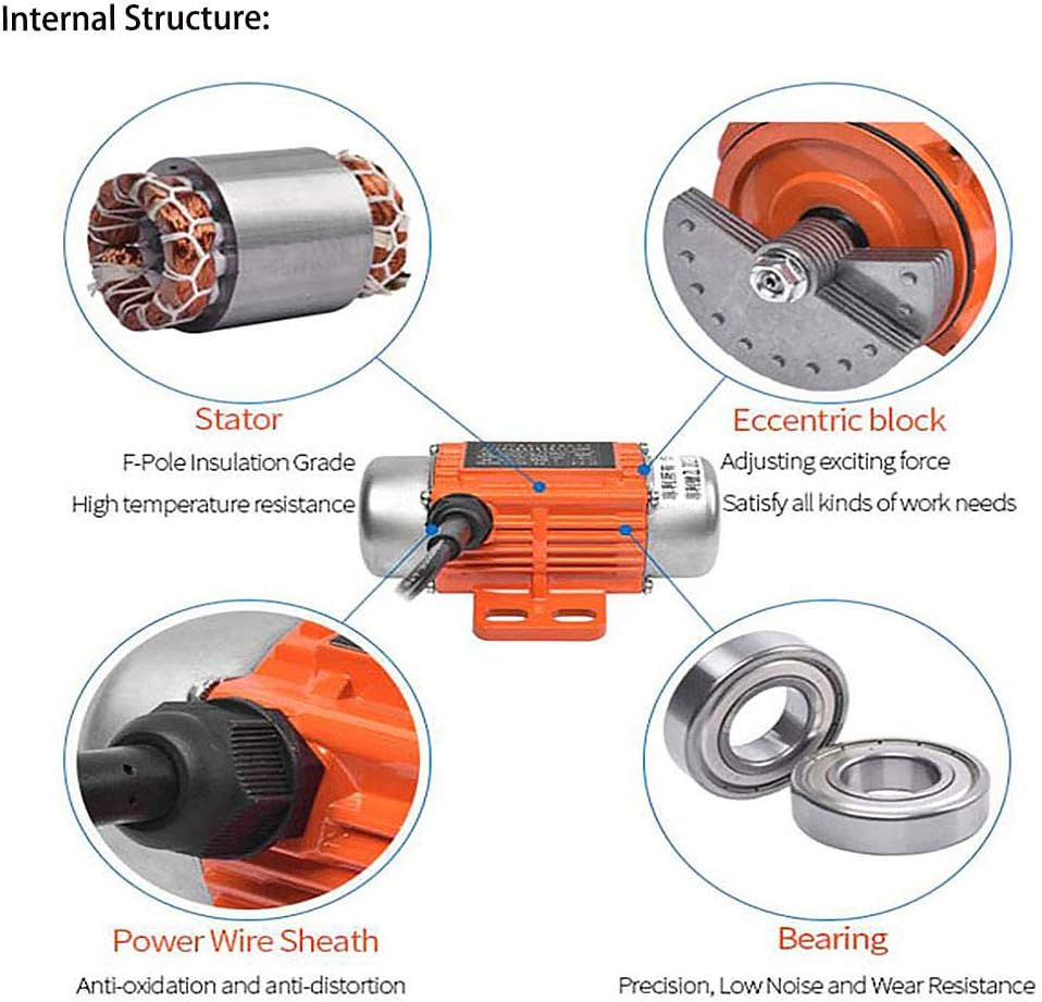 36V DC Brushless Vibration Motor 60W Variable Speed V24022