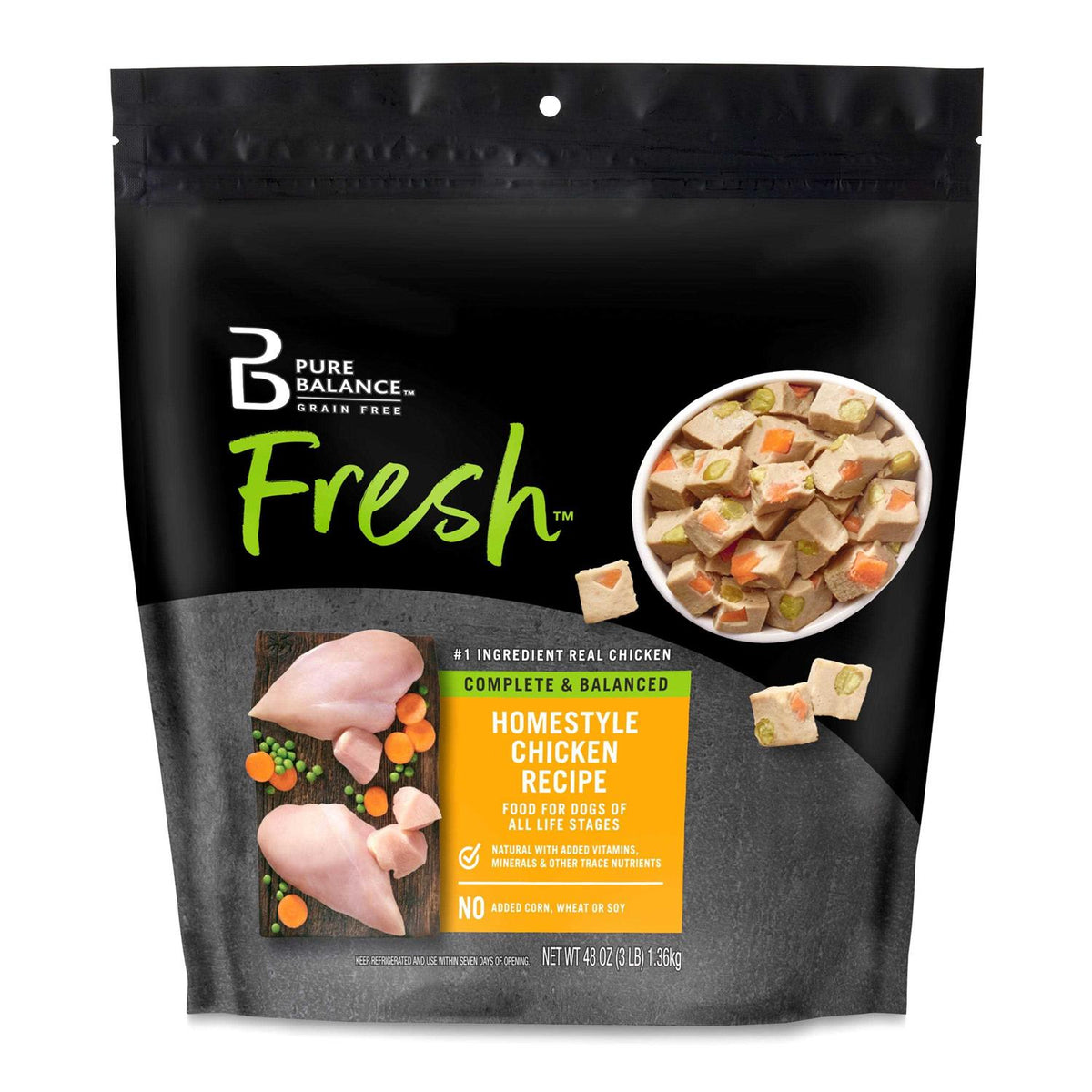 Grain Free Chicken Recipe Dog Food W76487