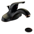 Oil Rubbed Bronze Single Handle Lavatory Faucet X273