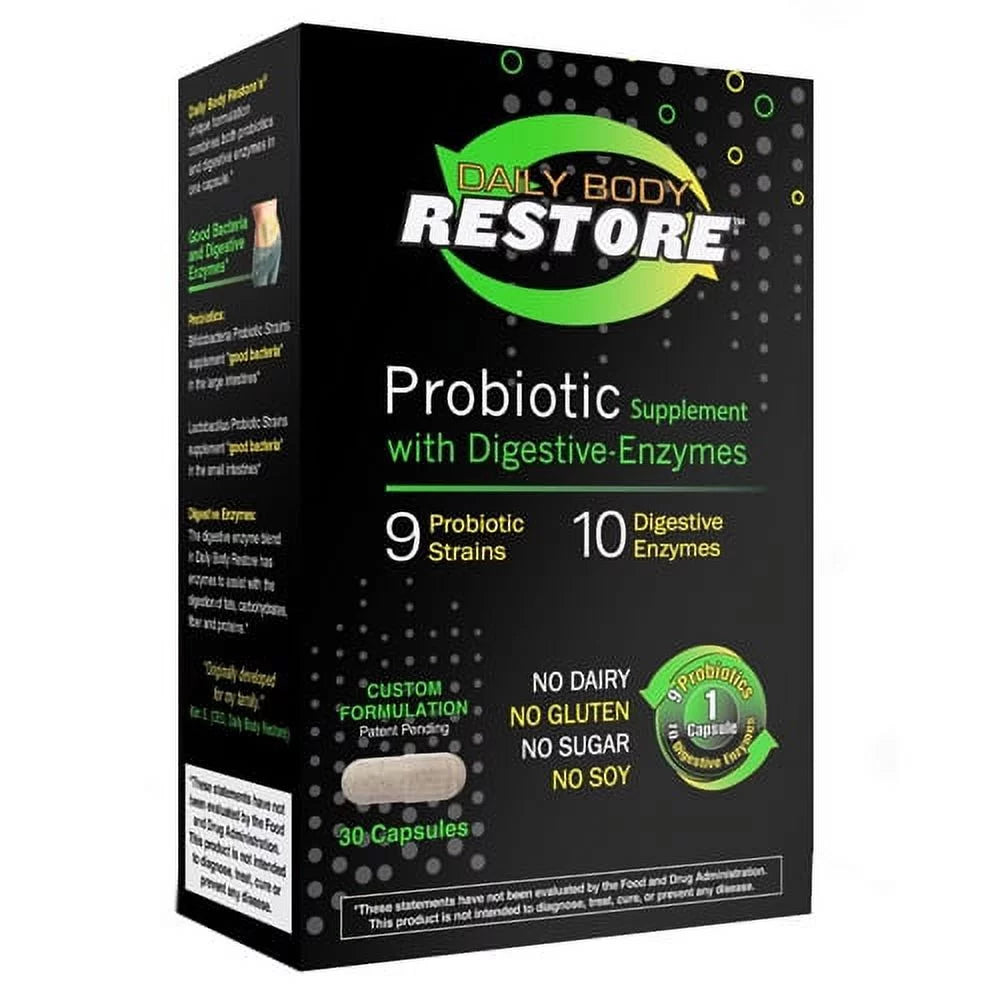 Probiotic With Digestive Enzymes Capsules 2 Pack I542
