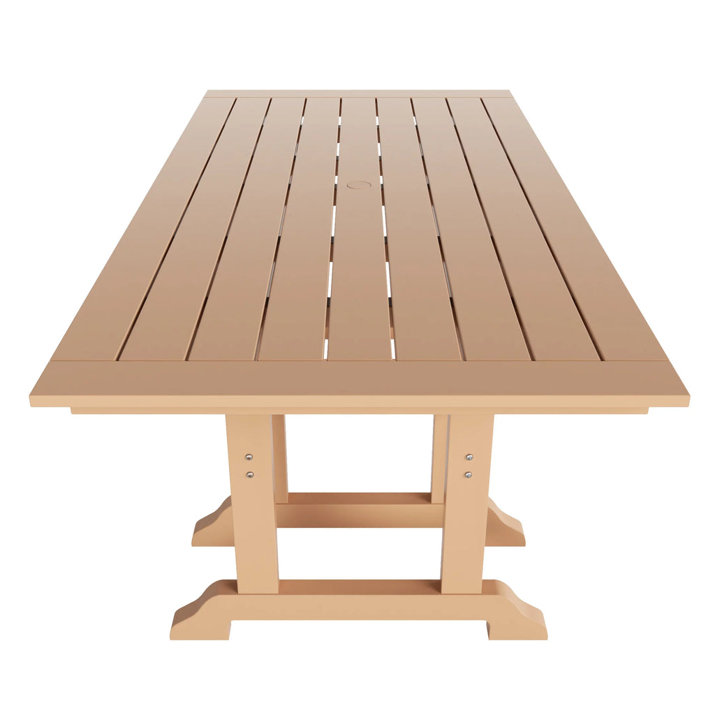 All Weather Poly Lumber Outdoor Dining Set for 6 Z845800
