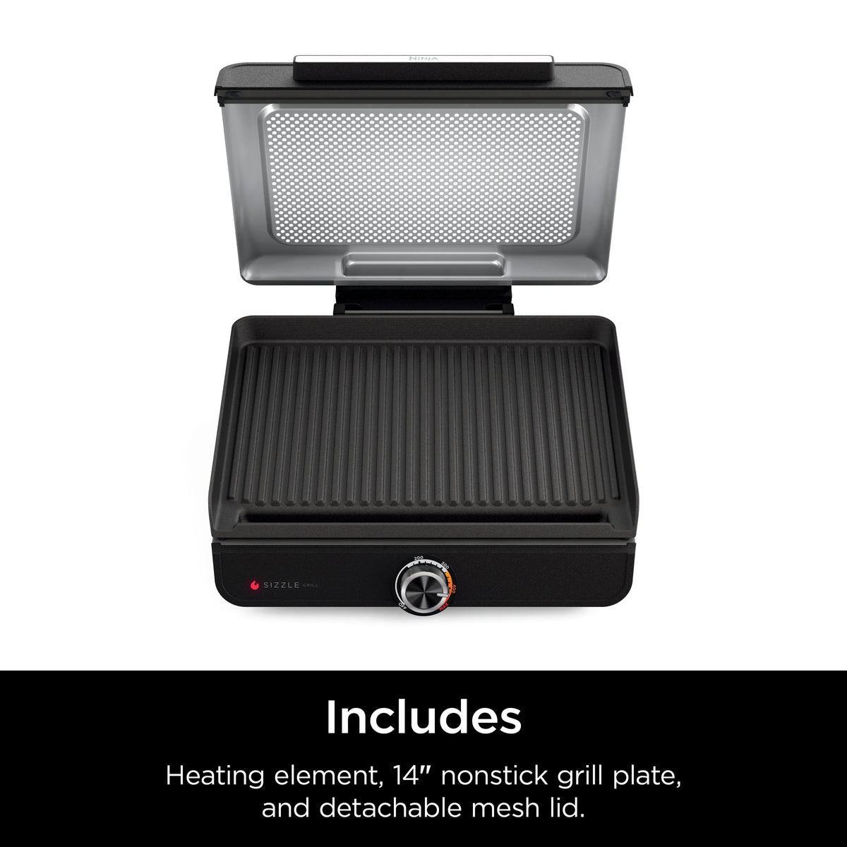 Smokeless Indoor Grill with Nonstick Grill Plate C27321