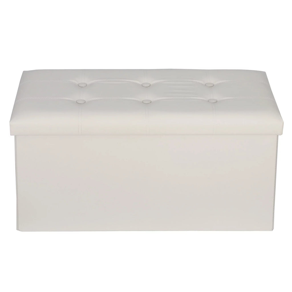 30'' Leather Storage Ottoman Bench M660314