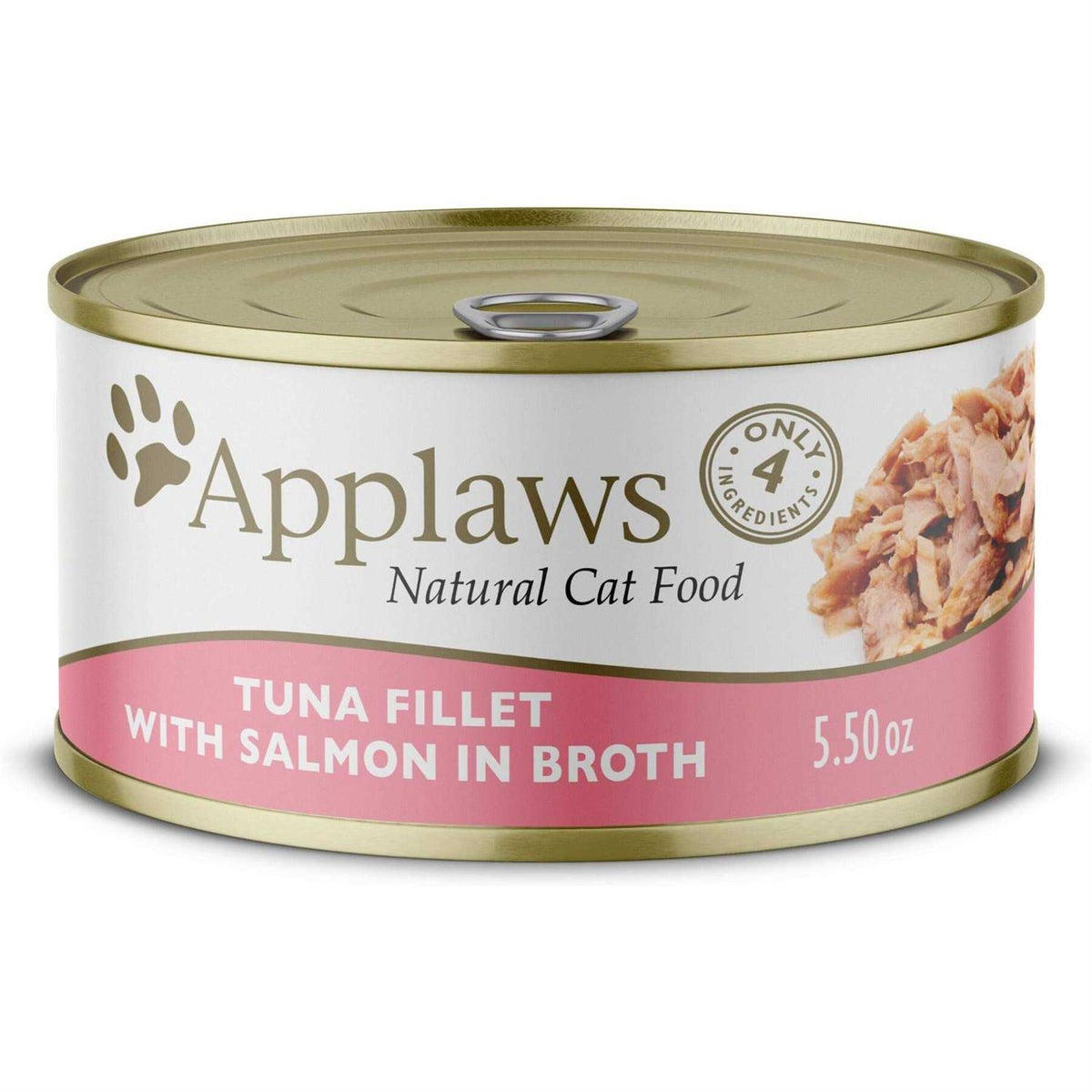 Tuna & Salmon in Broth Canned Wet Cat Food I850750