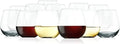Stemless Wine Glasses Set of 12 U561