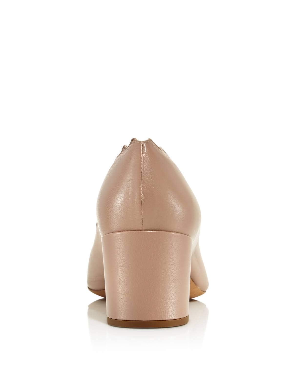 Pink Leather Pump N611