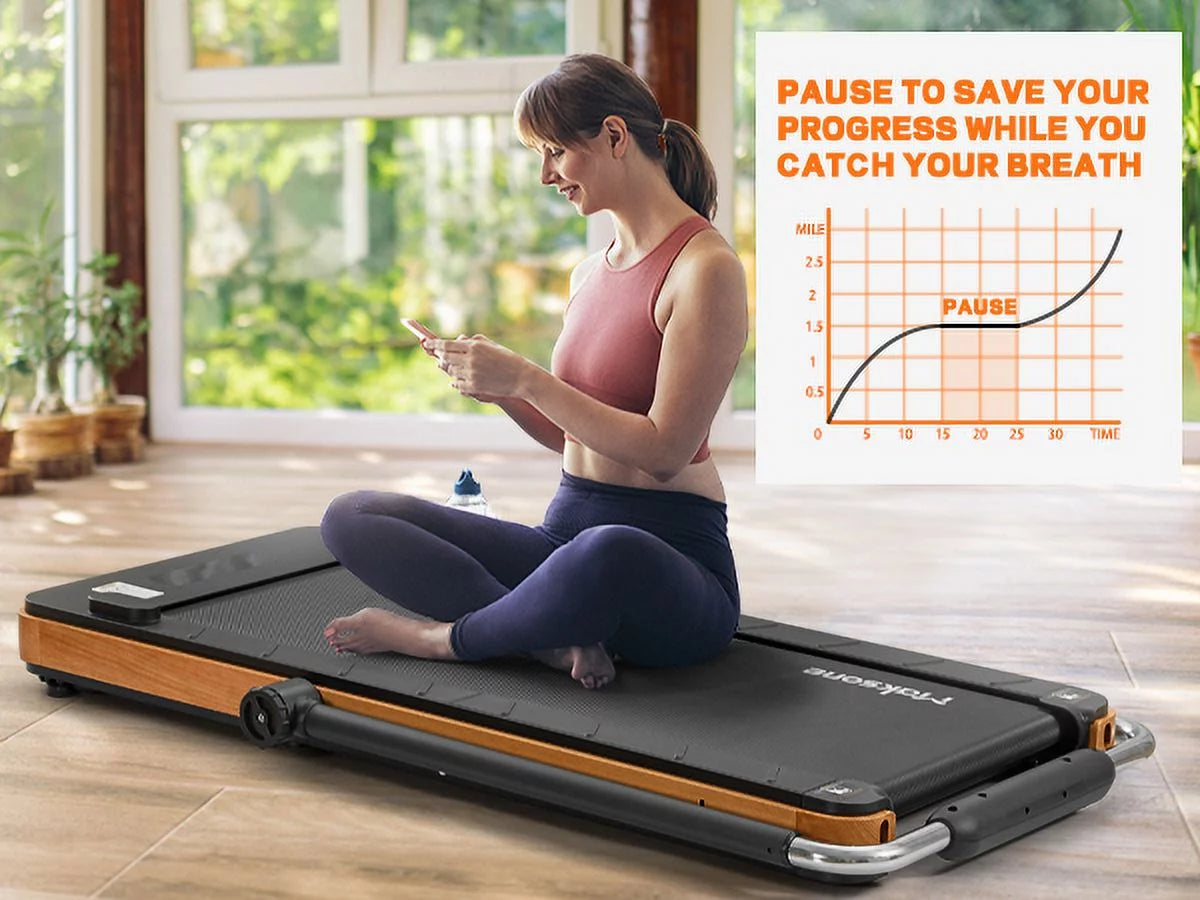 3HP Folding Walking Pad Treadmill with Adjustable Handlebar G746