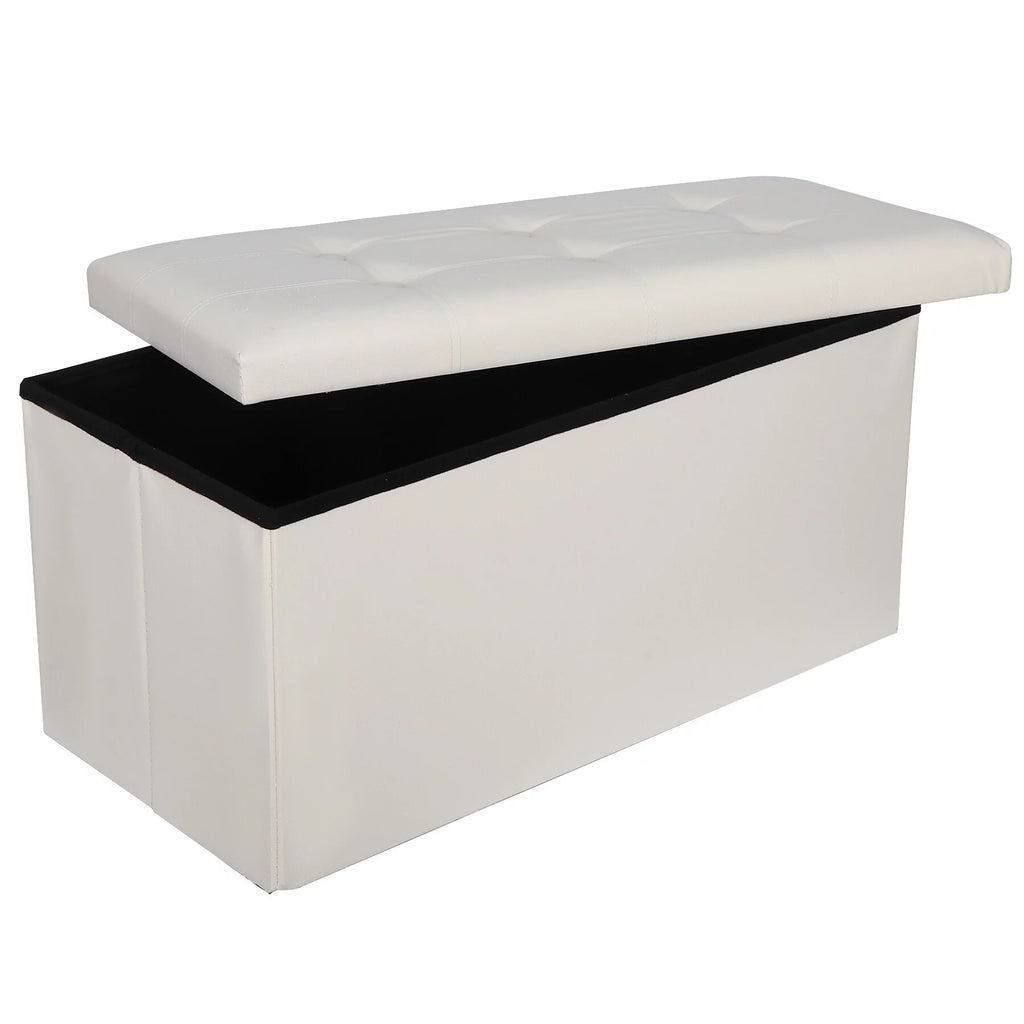 30'' Leather Storage Ottoman Bench M660314