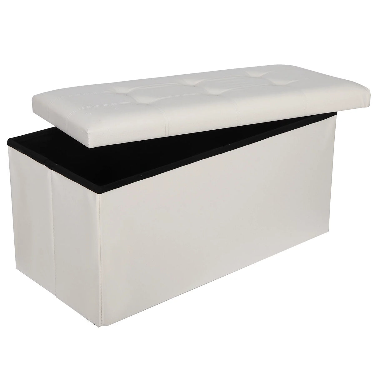 30'' Leather Storage Ottoman Bench M660314