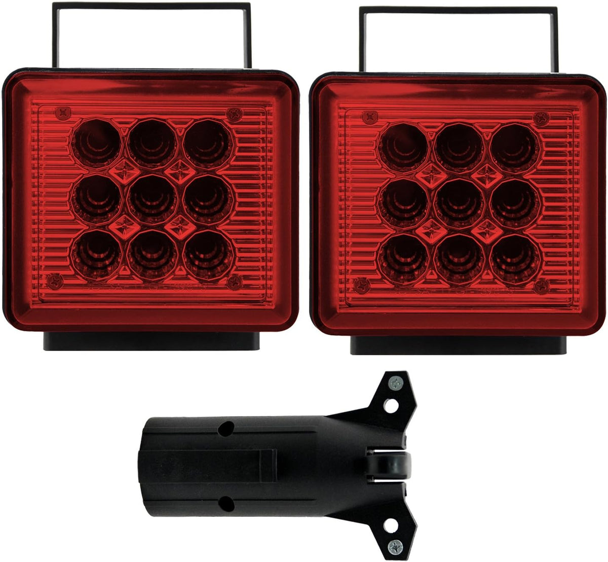 Wireless Trailer Red LED Light Kit with Magnetic Base I620496