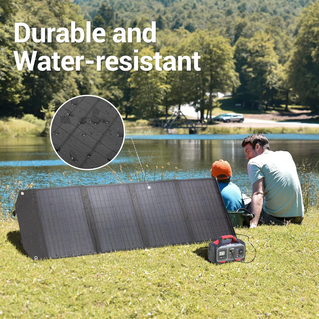 300W Portable Power Station with 100W Solar Panel H3133
