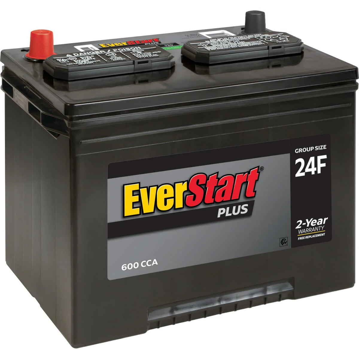 Lead Acid Automotive Battery Group Size 24F 12 Volt 600 CCA V8993