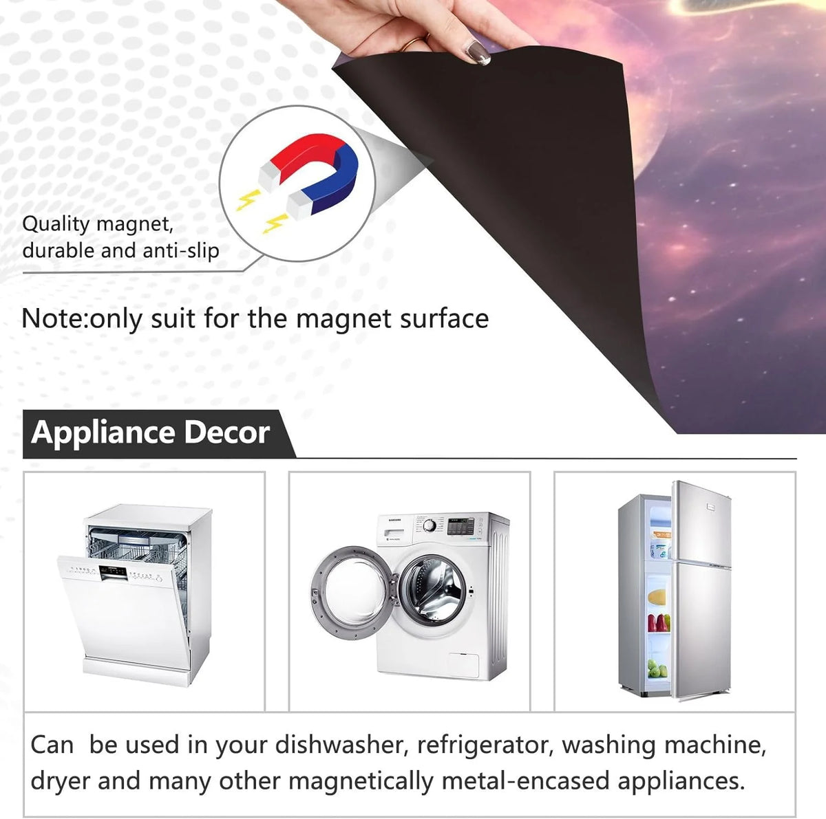 Magnetic Dishwasher Sticker 23in W x 26in H T15277