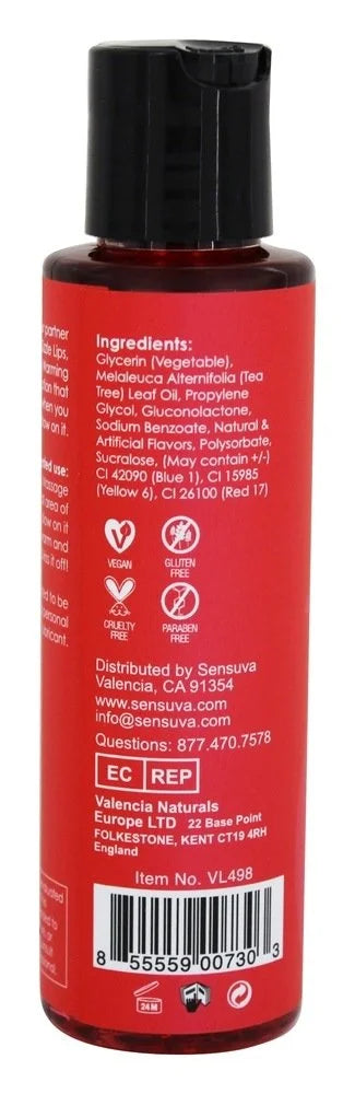 Strawberry Warming Edible Gel 125ml Q41551