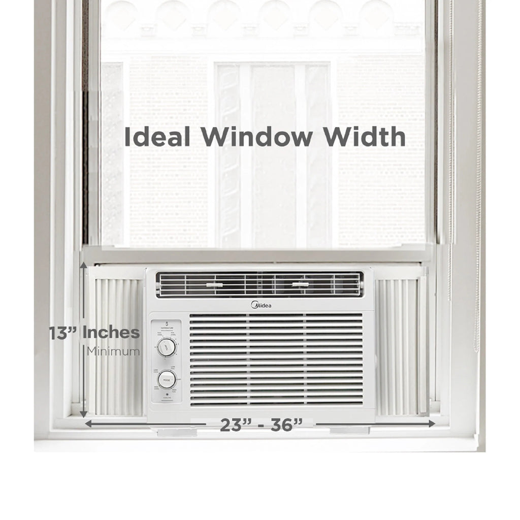 5,000 BTU 150 Sq Ft White Window Air Conditioner S221436