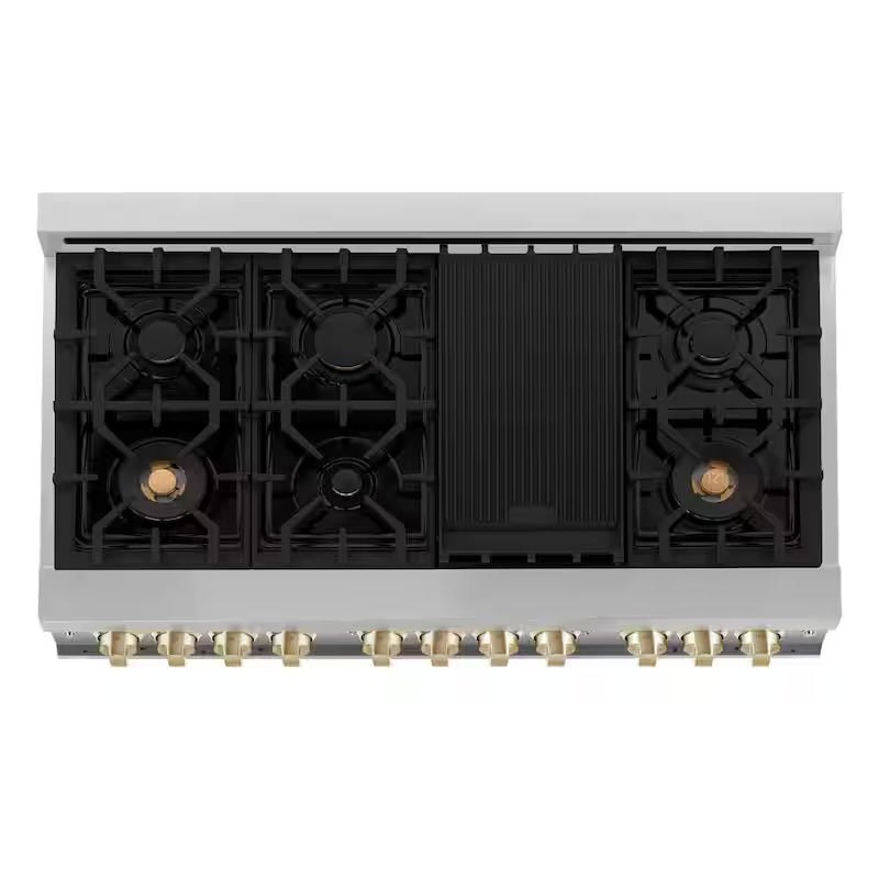 48 in. 7-Burner Double Oven Dual Fuel Range B188470