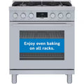 30 in. Dual Fuel Range with 5-Burners in Stainless Steel F1832