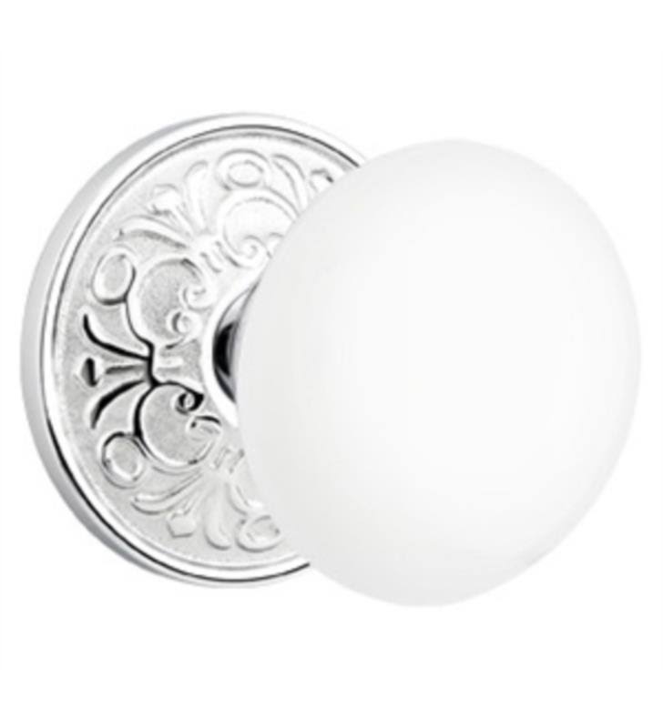 Passage Knob with Lancaster Rose M568306