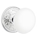 Passage Knob with Lancaster Rose M568306