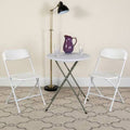 White Plastic 6 Pack Folding Chair G180613
