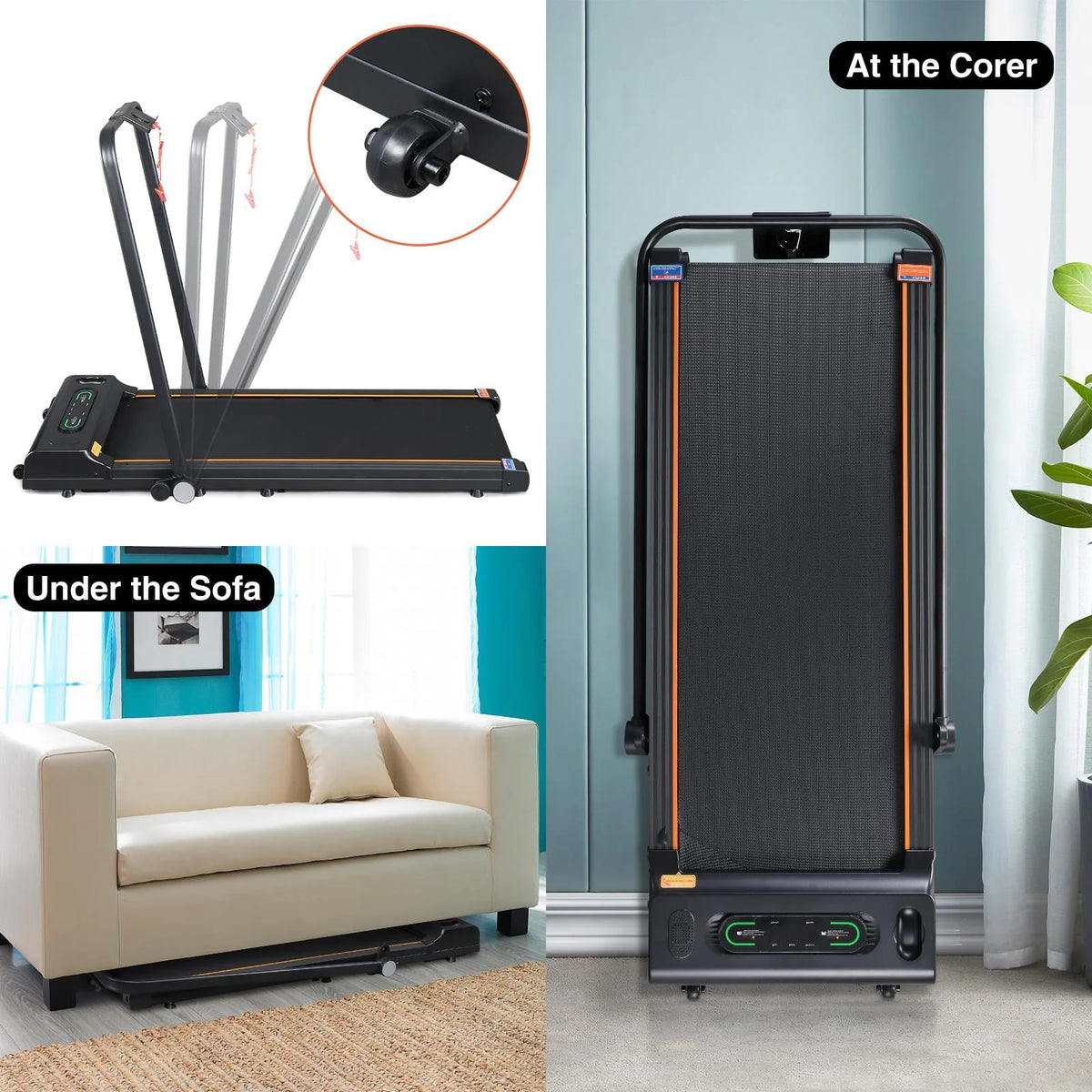 Foldable Treadmill with Remote Control K9384