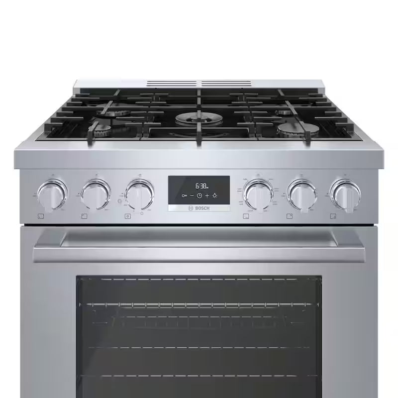 30 in. Dual Fuel Range with 5-Burners in Stainless Steel F1832