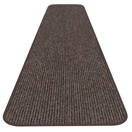 Skid-Resistant Heavy-Duty Carpet Runner - Tuscan Brown - 3' x 20' A2400