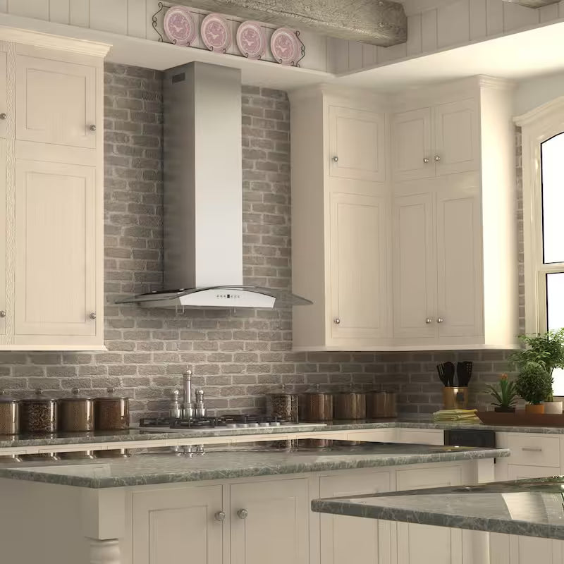 36 in. 400 CFM Convertible Wall Mount Range Hood in Stainless Steel R14304