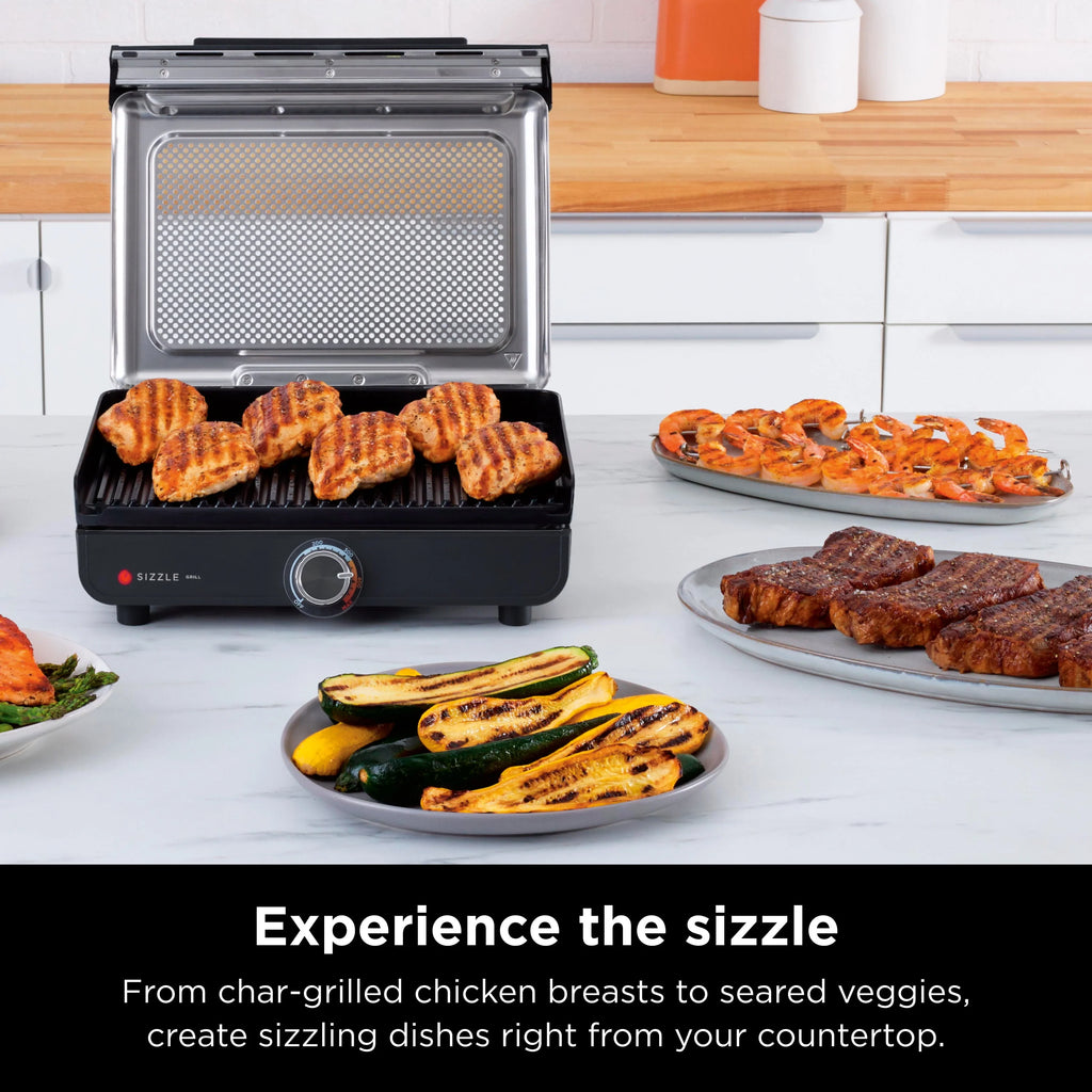 Smokeless Indoor Grill with Nonstick Grill Plate C27321