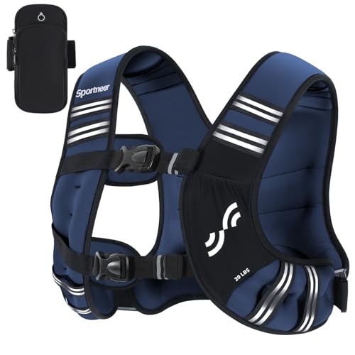 8lbs Weighted Vest with Reflective Stripe W66202