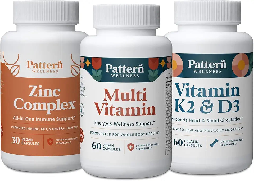 Multivitamin Vitamin K2 & D3 Zinc Complex 3 Pack G38323