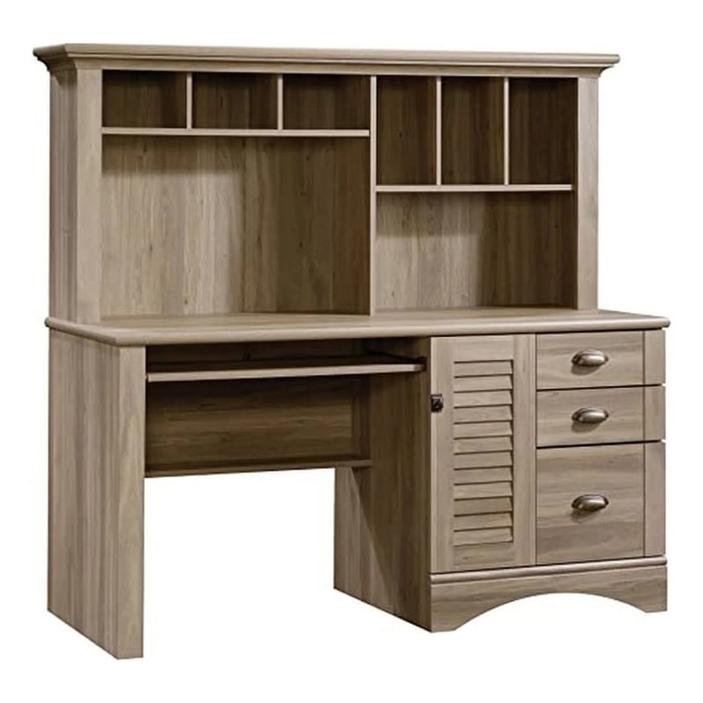 Wood Desk with Hutch X515