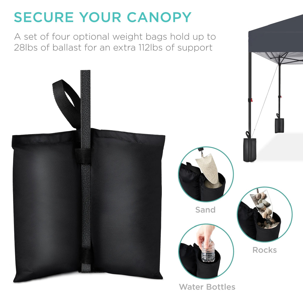 10x10ft Pop Up Canopy with Wheeled Case G59978